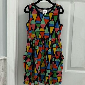 Hanna Andersson Multicolor Geometric Kids Dress
